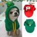 Deyuer Pet Clothes Drawstring Cute Shape Soft Funny Comfortable Dress Up Polyester Santa Claus Dog Clothes Hoodie for Winter