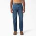 Dickies Men's Flex Relaxed Fit Carpenter Jeans - Tined Denim Wash Size 42 30 (DU603)