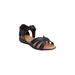 Plus Size Women's The Christiana Sandal By Comfortview by Comfortview in Black (Size 9 W)