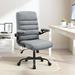 Inbox Zero Lashanti Fabric Executive Chair Upholstered in Gray | 43.3 H x 26 W x 26 D in | Wayfair 2FECD2B1AF9E45C58160EE0028FE4EED