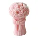 Bouquet de fleurs 3D Rose Bouquet Bougie Moule Silicone fait saillie Bricolage Art Artisanat Kit