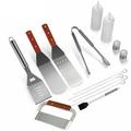 Stainless Steel BBQ Grill Tool Set Grilling Accessories 14 Pieces
