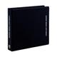 YhbSmt Black Loose-Leaf Forms Vinyl Binder Paperwork Holder 9.5 x 10.25 - Three D-Rings 4 Deep Inside Pockets - Economy Document Holder for -Sized Log Sheets