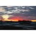 Sun Orange Sky Sunset Nature Sun Sunset Clouds - Laminated Poster Print - 20 Inch by 30 Inch with Bright Colors and Vivid Imagery