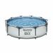 Pre-Owned Bestway 10 x 30 Steel Pro Frame Above Ground Family Swimming Pool (Good)