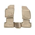 OMAC Floor Mats Fits Volvo S60 2001-2009 Front & 2nd Row Seat 3D Liner Set All Weather Custom Fit Heavy Duty Beige