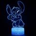 Cute Stitch Night Light - USB Desk Lamp 16 Colors Change Home Decoration Lighting for Boys Girls