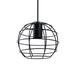 NUOLUX Vintage Pendant Light Lantern Iron Single Head Hanging Ceiling Light Chandelier Pendant Lamp (Black)