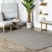 nuLOOM Elfriede Farmhouse Jute Blend Area Rug 8 x 10 Grey