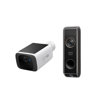 eufyCam Solo S220 und Türklingel mit Kamera S330 Zusatzklingel (Add‑on Chime)