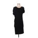 Athleta Casual Dress - Sheath: Black Solid Dresses - Women's Size 2X-Small