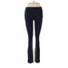 J.Crew Leggings Boot Cut Boot Cut: Black Solid Bottoms - Women's Size 2