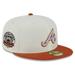 Men's New Era Cream/Orange Atlanta Braves 59FIFTY Fitted Hat