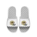 Youth ISlide White Colorado Buffaloes Helmet Slide Sandals