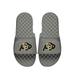 Youth ISlide Gray Colorado Buffaloes Primary Logo Slide Sandals