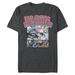 Men's Heather Charcoal Black Panther Collage T-Shirt
