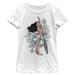 Girls Youth White Moana Sketch T-Shirt