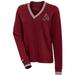 Women's Antigua Garnet Arizona Coyotes Parker V-Neck Pullover Top