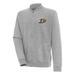 Men's Antigua Heather Gray Anaheim Ducks Victory Full-Zip Jacket