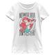 Girls Youth White The Little Mermaid Hair Don't Care T-Shirt