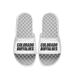 Men's ISlide White Colorado Buffaloes Team Name Stack Slide Sandals