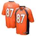 Men's Nike David Sills Orange Denver Broncos Team Game Jersey