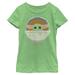 Girls Youth Grogu Green The Mandalorian Child Cute Bassinet T-Shirt