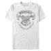 Men's White Harry Potter Hogwarts Crest T-Shirt