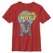 Youth R2-D2 Red Star Wars Retro T-Shirt