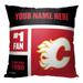 The Northwest Group Calgary Flames 18'' x Personalized Throw Pillow