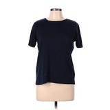 Liz Claiborne Collection Short Sleeve T-Shirt: Blue Tops - Women's Size Medium