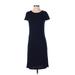 Talbots Casual Dress: Blue Dresses - Women's Size P Petite