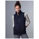 Steppweste TRIGEMA "TRIGEMA Weste aus bequemem Sweat-Material" Gr. L, blau (navy) Damen Westen Steppwesten