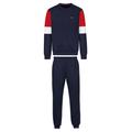 Freizeitanzug TRIGEMA "TRIGEMA Klassischer Jogginganzug" Gr. S, blau (navy) Herren Sportanzüge Homewear