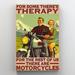 Trinx Couple There Are Motorcycles - 1 Piece Rectangle G Couple There Are Motorcycles - 1 Piece Rectangle Graphic Art Print On Wrapped Canvas Canvas | Wayfair