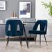 Everly Quinn Callendale Dining Chair Upholstered/Velvet/Metal | 32.3 H x 25 W x 18.5 D in | Wayfair 9914128174BB47089250A0440B16FC91