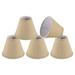 Latitude Run® Liezel 5" H x 6" W Polyester Empire Lamp Shade ( Clip on ) in Earth Polyester in Brown | 5 H x 6 W x 6 D in | Wayfair