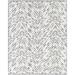 White 83.86 x 62.99 x 0.01 in Area Rug - Orren Ellis Rectangle Kavali Area Rug Recycled P.E.T, Polyester | 83.86 H x 62.99 W x 0.01 D in | Wayfair