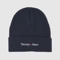 Tommy Jeans navy sport beanie