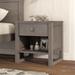 Wooden Nightstand with 1 Drawer and Open Storage Lamp Table End Table Coffee Table Side Table for Bedroom Living Room