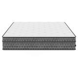 11 Inch Zen Hybrid Euro-Top Mattress, Medium Feel, White - Queen