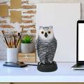 solacol Plastic Owl Decoy To Scare Birds Away Fake Owl Bird Scarecrow Decoy Plastic Owl Bird Deterrents Outdoor Ornaments Plastic Owls To Scare Birds Away Owl Decoys To Scare Birds Away