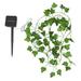 solacol Outdoor String Lights Solar Powered Outdoor Solar Powered Artificial Leaf Rattan Lamp Used for Party Garden Decoration Outdoor Lights String Solar Powered