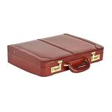 LINDSEY STREET Genuine Leather Attache Briefcase Business Handbag Laptop MacBook Bag Large Doctors Briefcase
