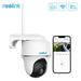 Reolink 2K Pan Tilt 2.4/5GHz WIFI Outdoor Security Battery-Powered Camera Smart Person/Vehicle Detect 2-way Audio Night Vision PIR Motion Support Google Assistant - Argus Series Cam