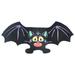 Biplut Halloween Bat Wings Pet Costume Colorful Printed Fastener Tape Easy to Wear Adjustable for Dogs Cats (L)
