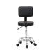 Office Chair Drafting Chair Ergonomic Office Chair Desk Chair Medical Spa Stool Support Modern Executive Mid Back Rolling Swivel Adjustable Computer Chair Black