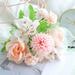 solacol Simulated Bouquet of Home Decoration Flowers Simulated Rose Bouquet of Small Handlebars of Roses