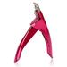Professional Acrylic False Nail Clippers for Acrylic Nails Rose Red Nail Tip Cutter Nail Manicure Tool for Salon Home Nail Art