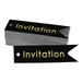 Inkdotpot Invitation Party Bottle Tag Real Gold Foil Favor Hang Tags Pack Of 50